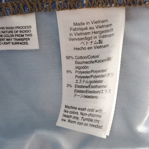 J Crew Eco Jeans Vintage Straight Raw Hem Distressed Blue Light High Waisted NEW - Picture 7 of 7